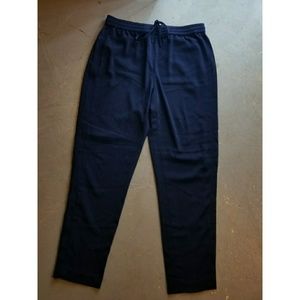 DKNY Dressy Tech Crepe Joggers MEDIUM